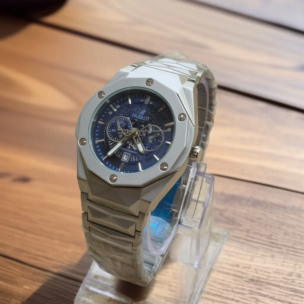 Hublot Diamond Cut – White-Blue